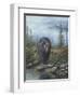 Smoky Mountain Black Bear-Robert Wavra-Framed Giclee Print