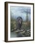 Smoky Mountain Black Bear-Robert Wavra-Framed Giclee Print