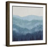 Smoky Ridge II-Tim OToole-Framed Art Print