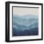 Smoky Ridge II-Tim OToole-Framed Art Print