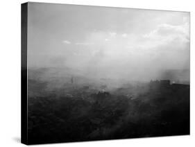 Smoky Sky over Pittsburgh-Margaret Bourke-White-Stretched Canvas