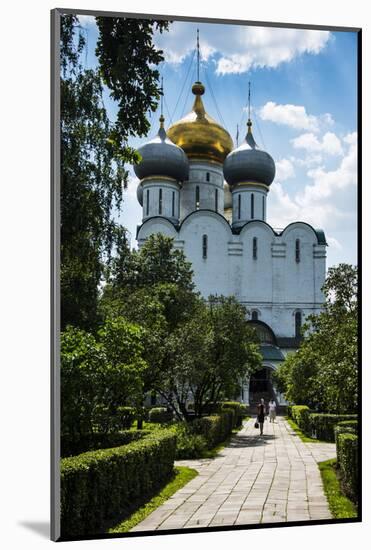 Smolensk Cathedral, Novodevichy Convent, Moscow, Russia, Europe-Michael Runkel-Mounted Photographic Print