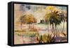 Smoleony Sunset-Mary Dulon-Framed Stretched Canvas