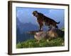 Smolodon On a Mountainside-Stocktrek Images-Framed Photographic Print