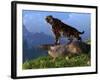 Smolodon On a Mountainside-Stocktrek Images-Framed Photographic Print