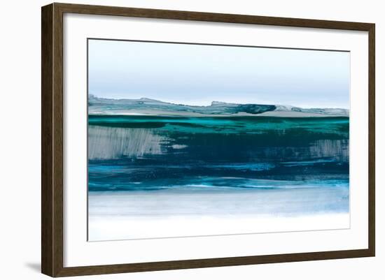 Smooth Blue-PI Studio-Framed Art Print