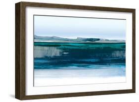 Smooth Blue-PI Studio-Framed Art Print