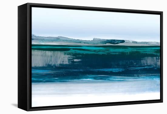 Smooth Blue-PI Studio-Framed Stretched Canvas