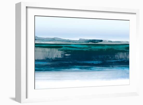 Smooth Blue-PI Studio-Framed Art Print