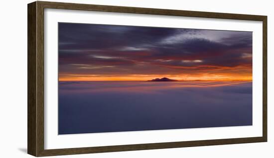 Smooth Burn - Classic Epic Sunrise Mount Diablo San Francisco East Bay-Vincent James-Framed Photographic Print