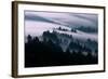 Smooth Fog Flow, San Francisco, Mount Tamalpais-Vincent James-Framed Photographic Print