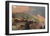 Smooth Newt Male in the Water-null-Framed Photographic Print