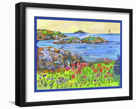 Smooth Sailing On Sunshine-Lisa Katharina-Framed Giclee Print