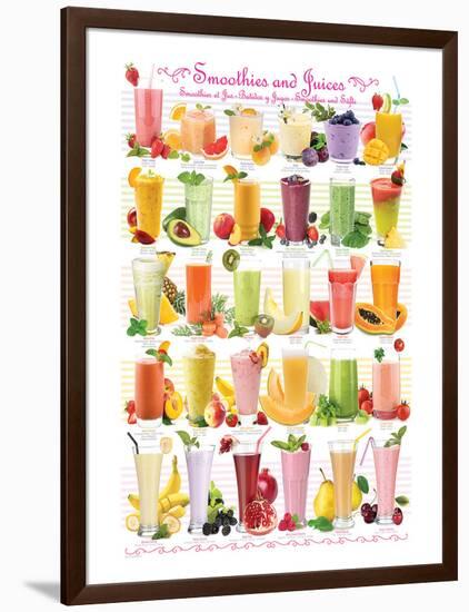 Smoothies-null-Framed Art Print