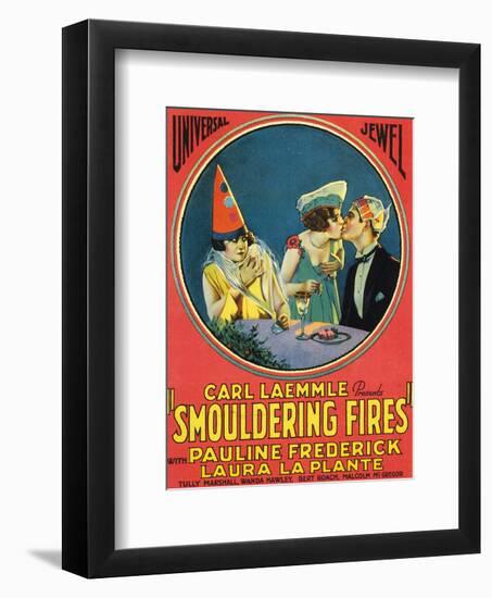 Smouldering Fires - 1925-null-Framed Giclee Print