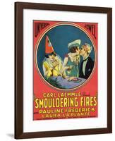 Smouldering Fires - 1925-null-Framed Giclee Print