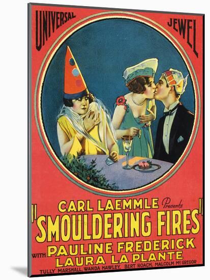 Smouldering Fires - 1925-null-Mounted Giclee Print