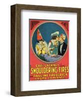 Smouldering Fires - 1925-null-Framed Giclee Print