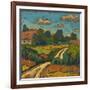 Smouldering Summer, 2005-Marta Martonfi-Benke-Framed Giclee Print