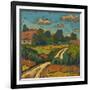 Smouldering Summer, 2005-Marta Martonfi-Benke-Framed Giclee Print