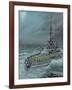 SMS Friedrich der Grosse at Jutland 1916, 2016-Vincent Alexander Booth-Framed Giclee Print