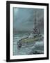 SMS Friedrich der Grosse at Jutland 1916, 2016-Vincent Alexander Booth-Framed Giclee Print