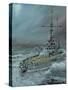 SMS Friedrich der Grosse at Jutland 1916, 2016-Vincent Alexander Booth-Stretched Canvas