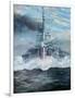 SMS Konig enters the battle of Jutland, 31st May 1916; 2018-Vincent Alexander Booth-Framed Premium Giclee Print