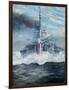 SMS Konig enters the battle of Jutland, 31st May 1916; 2018-Vincent Alexander Booth-Framed Premium Giclee Print