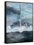 SMS Konig enters the battle of Jutland, 31st May 1916; 2018-Vincent Alexander Booth-Framed Stretched Canvas