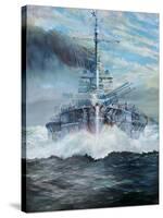 SMS Konig enters the battle of Jutland, 31st May 1916; 2018-Vincent Alexander Booth-Stretched Canvas