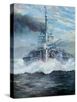 SMS Konig enters the battle of Jutland, 31st May 1916; 2018-Vincent Alexander Booth-Stretched Canvas