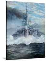 SMS Konig enters the battle of Jutland, 31st May 1916; 2018-Vincent Alexander Booth-Stretched Canvas