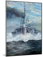 SMS Konig enters the battle of Jutland, 31st May 1916; 2018-Vincent Alexander Booth-Mounted Giclee Print