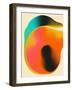 Smudge 1-Jazzberry Blue-Framed Giclee Print