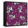 Smug Cow Pattern-Lauren Ramer-Framed Stretched Canvas