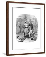 Smugglers Alarmed, 18th Century-W Clerk-Framed Giclee Print