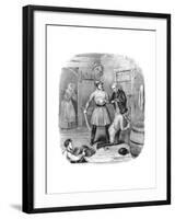 Smugglers Alarmed, 18th Century-W Clerk-Framed Giclee Print