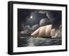 Smugglers and Revenue Cutter-Thomas Buttersworth-Framed Giclee Print