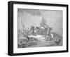 Smugglers Landing their Cargo, 1850-H.R. Parker-Framed Giclee Print