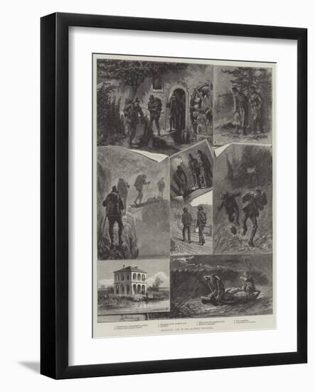 Smugglers' Life on the Austrian Frontiers-Johann Nepomuk Schonberg-Framed Giclee Print