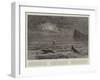 Smuggling at Gibraltar, Frontier Guards Shooting Dogs Used by Smugglers to Convey Contraband Goods-null-Framed Giclee Print