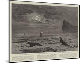 Smuggling at Gibraltar, Frontier Guards Shooting Dogs Used by Smugglers to Convey Contraband Goods-null-Mounted Giclee Print