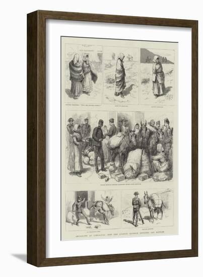 Smuggling at Gibraltar, How the Spanish Revenue Officers are Baffled-Godefroy Durand-Framed Giclee Print