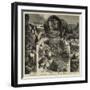 Smuggling in the Highlands, the Capture of an Illicit Whisky Still-null-Framed Giclee Print