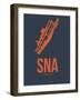 SNA John Wayne Poster 1-NaxArt-Framed Art Print