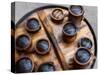 Snack Food in Bamboo Containers, Three Gorges, Yangtze River, China-Keren Su-Stretched Canvas