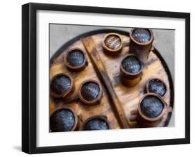 Snack Food in Bamboo Containers, Three Gorges, Yangtze River, China-Keren Su-Framed Photographic Print