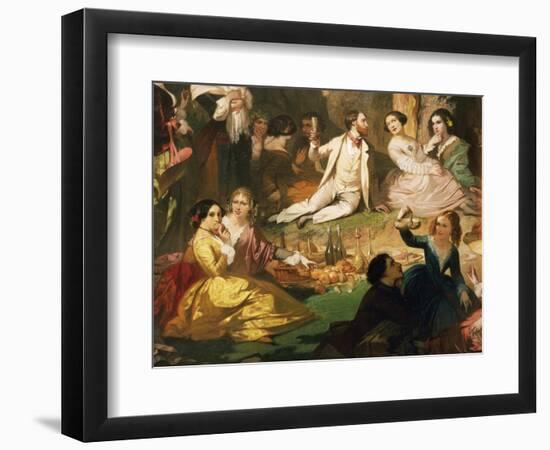 Snack on Lawn-Auguste-Barthelemy Glaize-Framed Premium Giclee Print