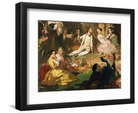 Snack on Lawn-Auguste-Barthelemy Glaize-Framed Premium Giclee Print